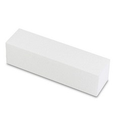 국산 화이트 네일 샌딩블럭10개 네일케어도구, 10개