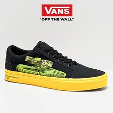 [해외미국정품] Vans x National Geographic Old Skool Black Yellow Skate Shoes 반스 네셔널 지오그래픽 올드 스쿨 블랙 남자 옐루우 스케이트 슈즈 운동화