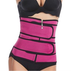 3 벨트 허리 트레이너 네오프렌 바디 셰이퍼 슬리밍 칼집 여성 배꼽 감소 셰이퍼 배가 땀이 Shapewear 휘트니스 거들 코르셋|허리 슬리밍|
