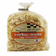 1 Al Dente Carba-Nada Egg Fettuccine 10 Ounce (Pack of 1) Bag 1 알 덴테 카르바나다 에그 페투치니 10온스(1팩) 봉지, 283g, 1개
