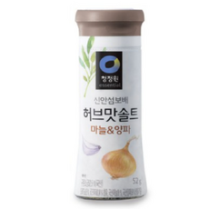 대상 청정원 허브맛솔트 마늘&양파, 52g, 50개