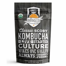 Fermentaholics Organic Classic Scoby Kombucha 퍼멘타홀릭 오가닉 클래식 스코비 콤부차 15oz(425.3g), 개