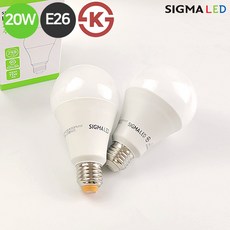 시그마20w led 스틱전구