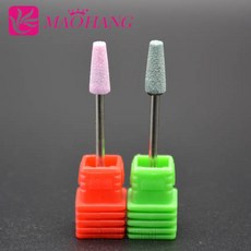 MAOHANG 2pcs / lot 세라믹 스톤 버 버 리 네일 드릴 비트 커터 전문 매니큐, 상세내용참조