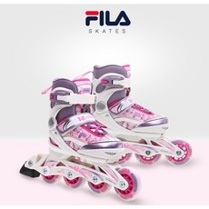 FILA 휠라 아동 싸이즈조절 인라인 버터플라이 쿨메쉬원단 1mm단위 미세 사이즈조절 밸크로밴드 고성능베어링 고급브레이크패드, S