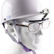 오토스 산업용 안전모장착용 클립형 보호안경 헬멧보안경 AntiFog (겸착용가능),