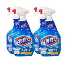 유한양행 유한락스 욕실청소용 대용량 용기 900ml X 4개, 0.9l