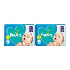 유럽산 베이비드라이 기저귀 팬티 밴드 1 2 3 4 5 6 7 단계 pampers, 밴드1단계_43p (2팩)