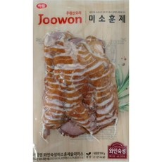 주원산오리 와인숙성미소훈제슬라이스 500g, 1개
