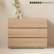 보루네오 엘리브 피코 800 3단 서랍장 js047, 화이트