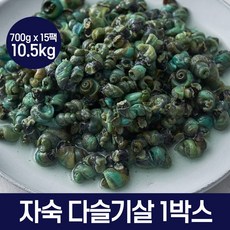 자숙 다슬기살 깐다슬기 올갱이 고디, 15개, 700g