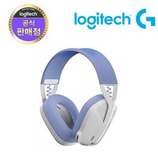 [정품2년보증] 로지텍코리아 로지텍G435 가벼운 무선 게이밍 헤드셋 블루투스, 화이트