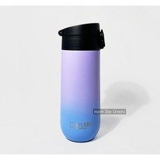 타파웨어 엑스플로리스 이지캡 보온병 텀블러 450ml, 퍼플