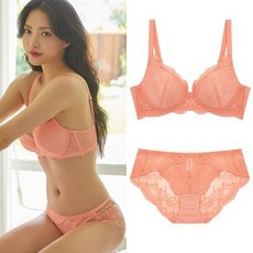 현대백화점에블린 더블볼륨 노와이어 브라+레이스팬티EBBRC4935M/4COLOR 704576