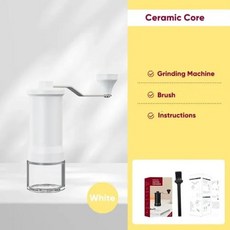 핸드원두그라인더 수동그라인더 휴대용 커피 연마기 크랭크 콩 조절식 버 그라인딩 세라믹 코어, 1개, 없음, 3) 1PC - B