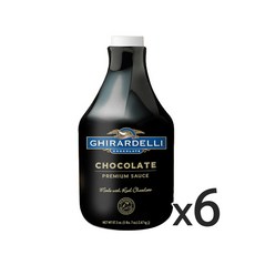 기라델리 초콜릿맛 프리미엄소스, 2.47kg, 6개