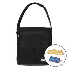 CANVAS POCKET BAG BLACK[금속뱃지 증정]