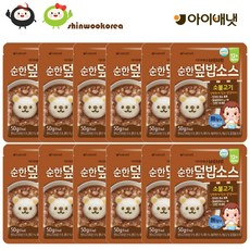 백앤 아이배냇 베베 처음먹는 순한 소스, 50g, 12개, 차돌된장