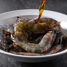 소이반 당일제조 저염 수제 큰 새우장(매콤간장) 1kg 2kg, 2개, 1L