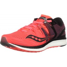 [패션스니커즈 여성 235 사이즈] Saucony Liberty ISO Vizi 빨강 / 검정 / 회색 6.5
