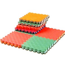 놀이방 매트 조립식 매트 엠보 EMBO 100x100x2.4cm(5색상), GREEN_병장무늬_선불, 1개