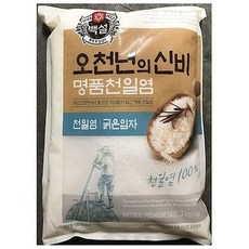 백설 오천년의신비 명품천일염 굵은소금 3kgX5개, 5개, 3kg