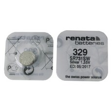 레나타 RENATA 시계배터리 329(SR731SW) - 1알 SILVER 배터리, 1개, 1개