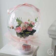 라프 꽃풍선 용돈롤박스타입 (문구미포함) 로즈라넌믹스 핑크