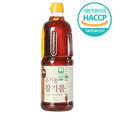 맛뜨락 바르게 만든 유기농 참기름 1L, 1개