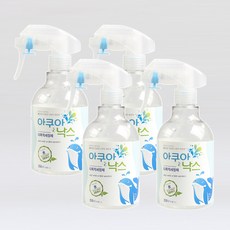 아쿠아낙스 350ml-4개 다목적 세제 (살균 탈취 세정) 시계세정 전해수 알칼리이온수, 4개