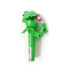 유로프렌즈 캔디토이 돌고래 공룡 어린이 장난감 캔디, 다이노트럼퍼(그린)