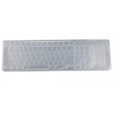Logitech MK235 K375S 무선 키보드와 호환되는 초박형 데스크탑 PC 실리콘 투명 키보드 커버 스킨 프로텍터 (다른 데스크탑 키보드, 단일상품, 단일상품