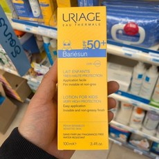 유리아쥬 배리어썬 키즈 선로션 100ML URIAGE BARIESUN SPF50 LAIT ENF T 유아선크림, 1개