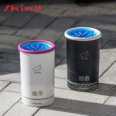 신일 강아지 고양이 반려동물 애완동물 발 자동 세척기, 1개, 블랙