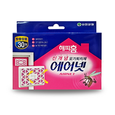 해피홈 에어넷 모기퇴치제 방충망용, 2.85g, 2개