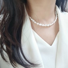 바로크담수진주목걸이