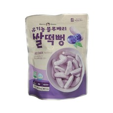 맛있는풍경 유아용 유기농 블루베리 쌀떡뻥 25g, 3개, 블루베리맛