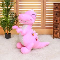 공룡 동물 인형 귀여운 애착 고백 선물 인형, 핑크_90cm