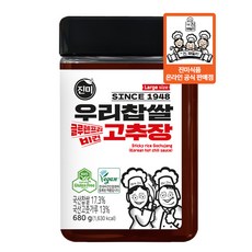 진미식품 글루텐프리 우리찹쌀 고추장 680g, 1개