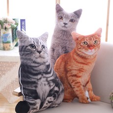 고양이모양쿠션