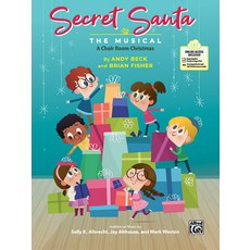 (영문도서) Secret Santa -- The Musical: A Choir Room Christmas Book & Online PDF Paperback