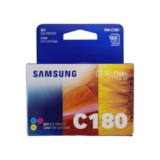 삼성전자 정품잉크 INK-M180 검정 SL-J1665 SL-J1663, 컬러, 5개