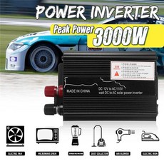 태양광 인버터 3000w car power converter 12v 220v 변환기 충전기 어댑터 usb 전압 변압기 태양 전지 컨트롤러 용 태양 광