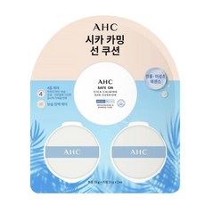 AHC 세이프 온 시카 카밍 선쿠션 본품 25g+리필 2개 세트 박세리 썬쿠션, 1세트, 25g