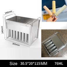스테인리스강 아이스롤 몰드 과일 모양 DIY 스틱 거치대 40