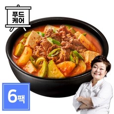 빅마마 이혜정 [T] 차돌양지 고추장찌개 600g x 6팩