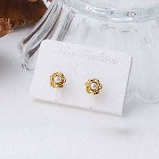 실리콘귀걸이진주