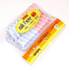 [D1-8803664550056] 일조 고급22호집게 10P 빨래집게 강력집게 스프링집게, 1개