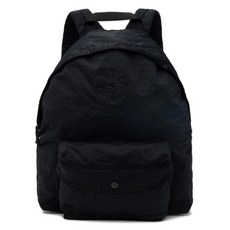 스톤 아일랜드 23FW 키즈 로고 자수 백팩 블랙 791690769 V0029