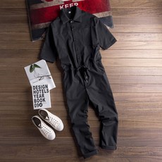 남성반팔점프슈트